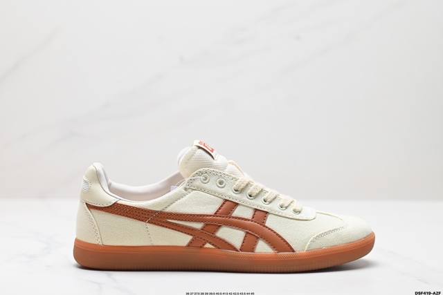 真标亚瑟士 Onitsuka Tiger Tokuten 复古低帮休闲跑鞋 实拍首发 Tokuten的灵感来源于80年代的室内用鞋 T-Toe前足补强设计 室内