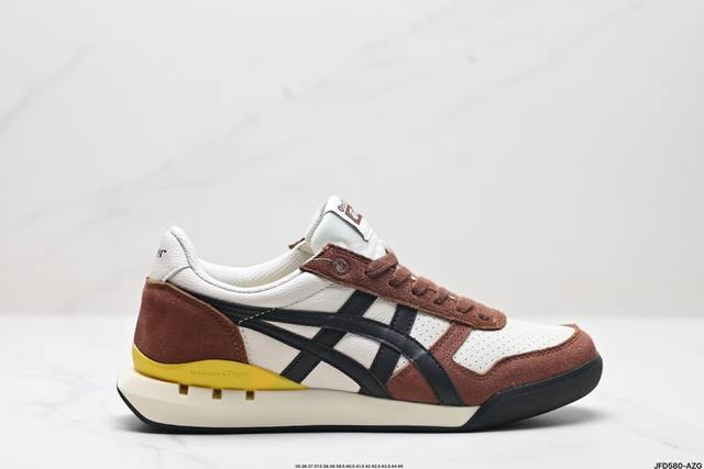 公司级onitsuka Tiger鬼塚虎 Ultimate 81 Ex 绒面革 防滑耐磨低帮 生活休闲鞋 货号:1183C074- 尺码:35.5 36 37