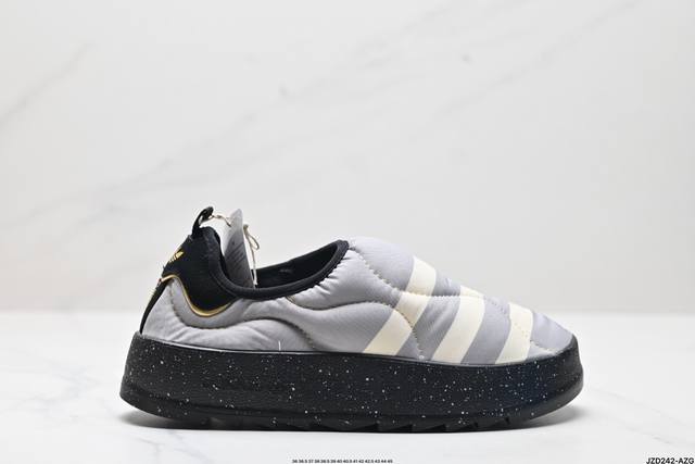 公司级adidas Puffylette 阿迪达斯三叶草 毛毛虫 复古运动鞋 货号:If3956 尺码:36 36.5 37 38 38.5 39 40 49.