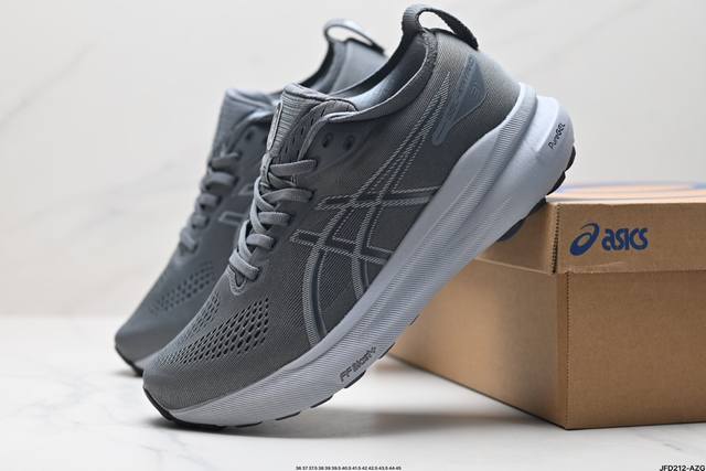 公司级瑟亚士asics Gel-Kayano 31 亚卡诺31低代帮专业有氧轻超量休闲动运全能慢鞋跑。标原半码制#全新原装数据开人发体工学体一式轻贾质卡双编层鞋