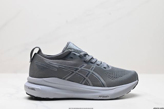 公司级瑟亚士asics Gel-Kayano 31 亚卡诺31低代帮专业有氧轻超量休闲动运全能慢鞋跑。标原半码制#全新原装数据开人发体工学体一式轻贾质卡双编层鞋