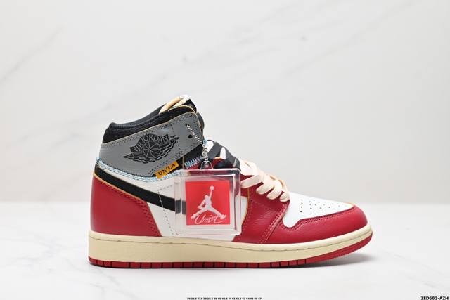 公司级union La X Nike Jordan Air Jordan 1 High Og舒适耐用 防滑耐磨 高帮 复古篮球鞋 大厂纯原工艺出品 全新开发 原