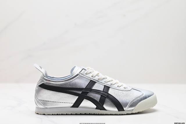 真标onitsuka Tiger鬼冢虎 Mexico 66 Slip-On 一脚蹬低帮夏季透气运动休闲鞋 货号:1183B493-100 尺码:36 37 37