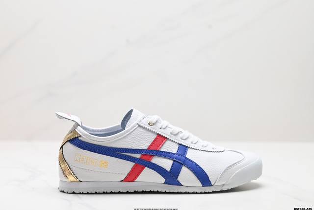 真标onitsuka Tiger鬼冢虎 Mexico 66 Slip-On 一脚蹬低帮夏季透气运动休闲鞋 货号:1183B493-100 尺码:36 37 37