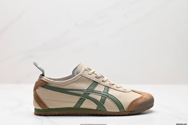 真标onitsuka Tiger鬼冢虎 Mexico 66 Slip-On 一脚蹬低帮夏季透气运动休闲鞋 货号:1183B493-100 尺码:36 37 37