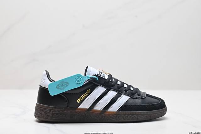 公司级adidas Handball Spezial 官方正确版本 阿迪达斯经典款 复古休闲板鞋 全鞋采用反毛皮制作 牛筋耐磨大底 承载青春情怀的板鞋 经典三条