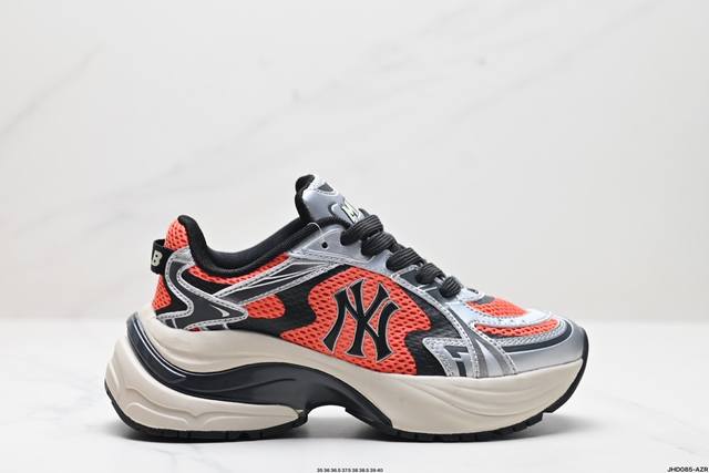 公司级mlb New York Yankees Curve Runner 舒适百搭 防滑耐磨 低帮 流浪鞋跑步鞋 货号:3Arnspl4N 尺码:35.5 36