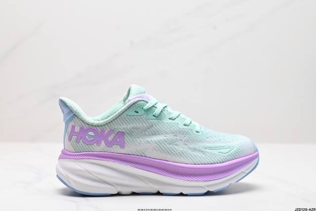 公司级小红书推荐hoka M Clifton 9 全新配色 这个品牌来自于新西兰的毛利语，Hoka表示大地，One One表示飞越，连起来就是飞越地平线，One