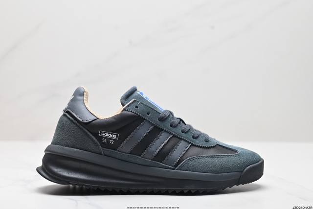 真标阿迪达斯adidas Sl 72 Rtn三叶草复古休闲跑步鞋休闲运动鞋 货号:Ih5632 尺码:36 36.5 37 38 38.5 39 40 40.5