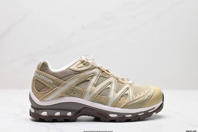 公司级salomon Xt-Quest Adv Beige “ 萨洛蒙 探索者系列户外越野跑鞋 410588 28鞋面采用sensifit贴合技术 全方位贴合包