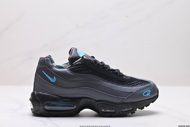 真标耐克nike Air Max 95 Tt气垫复古慢跑百搭鞋休闲运动鞋 货号:Fb2709-010 尺码:36 36.5 37.5 38 38.5 39 40