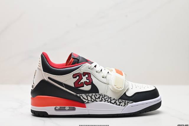 真标nike Air Jordan Legacy 312 Low耐克乔丹三合一混合版本低帮文化休闲运动篮球鞋 货号:Dz2762-101 尺码:36 36.5