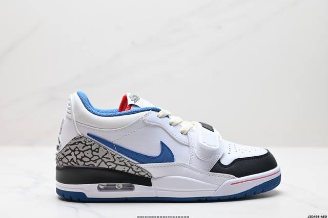 真标nike Air Jordan Legacy 312 Low耐克乔丹三合一混合版本低帮文化休闲运动篮球鞋 货号:Dz2762-101 尺码:36 36.5