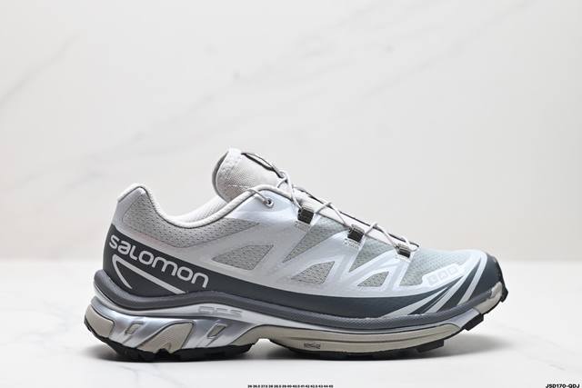 公司级salomon Xa Pro Xt-6 Gtx萨洛蒙户外越野跑鞋 鞋面采用sensifit贴合技术 全方位贴合包裹脚型 鞋跟部鞋底牵引设计 提供强大的抓地