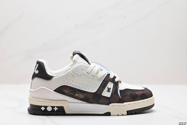 公司级全新lv路易威登louis Vuitton Trainer Sneaker Low休闲运动文化百搭板鞋 尺码:36-45 Id:Jfd355-Qdj