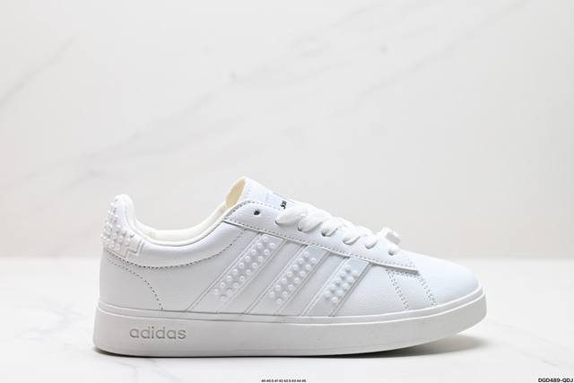 真标legoxadidas Neogrand Court三叶草男女鞋校园潮流风 情侣休闲板鞋 货号:Gw7946 尺码:40 40.5 41 42 42.5 4