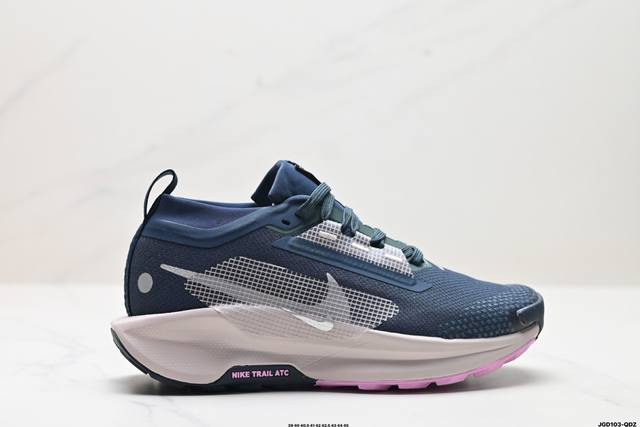 公司级nike Reactx Pegasus Trail 5 Gtx 越野跑步鞋 登月兼顾迅疾外观和稳固脚感 后跟覆面和中足动态支撑巧妙融合 缔造稳定顺畅的迈步