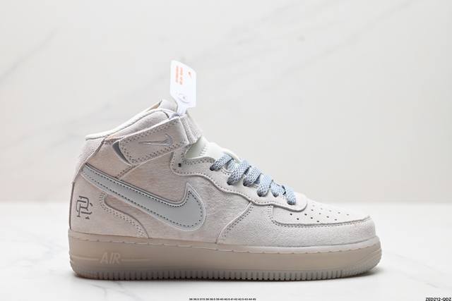 公司级nike Air Force 1 Mid 07 原楦头原纸板 打造纯正中帮空军版型 专注外贸渠道 全掌内置蜂窝气垫 原盒配件 原厂中底钢印、拉帮完美 官方