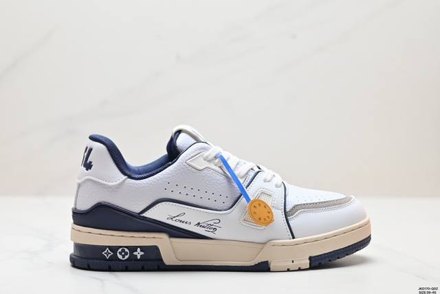 公司级全新lv路易威登louis Vuitton Trainer Sneaker Low休闲运动文化百搭板鞋 尺码:39-45 Id:Jkd170-Qdz