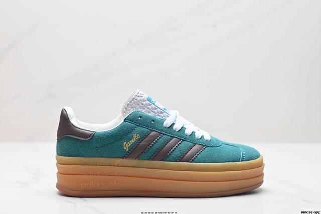 真标阿迪达斯adidas Gazelle Bold W低帮复古百搭休闲运动板鞋 货号:Jp8105 尺码:35.5 36 36.5 37 38 38.5 39