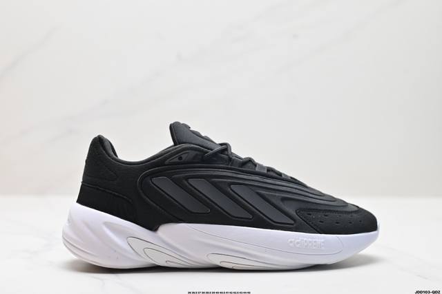 真标阿迪达斯adidas Ozelia水管2.0 复古运动老爹鞋 大底侧面字体重点升级 整理度完美提升 高密度柔性编织 货号:Gx3255 尺码:36 36.5