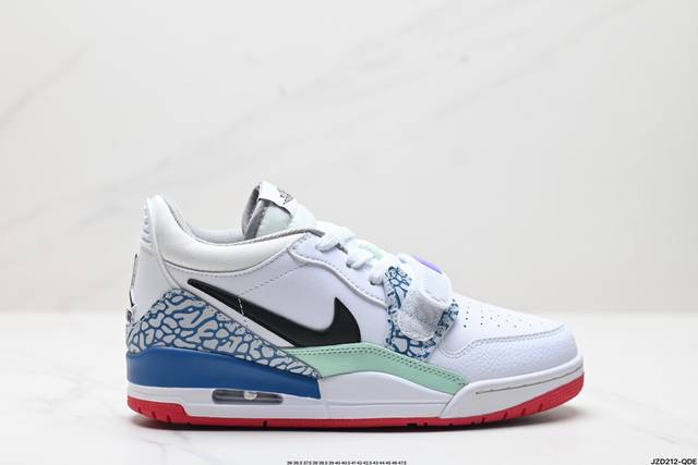 公司级耐克nike Air Jordan Legacy 312 Low”White Pine Green“乔丹最强三合一混合版本低帮文化休闲运动篮球鞋 货号:C