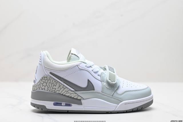 公司级耐克nike Air Jordan Legacy 312 Low”White Pine Green“乔丹最强三合一混合版本低帮文化休闲运动篮球鞋 货号:C