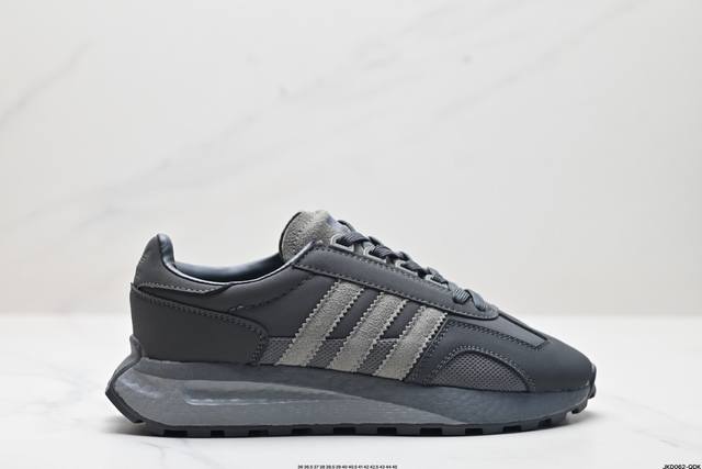 公司级阿迪达斯adidas Retropy E5 W.R.P 三叶草新款运动休闲爆米花跑鞋 新款低帮经典运动鞋以70年代经典跑步鞋为灵感 新鲜演绎复古造型 搭载