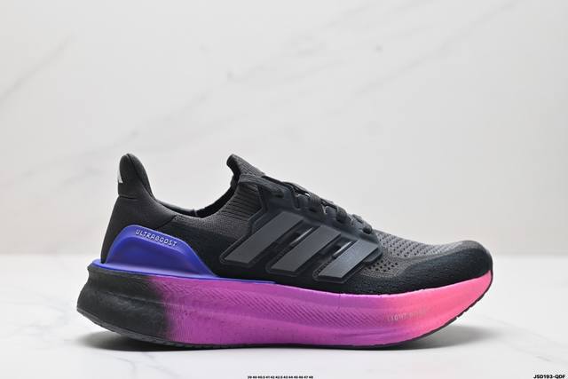 公司级阿迪达斯adidas Ultraboost 5X 耐磨缓震休闲运动跑鞋 采用网材搭配反光皮革鞋面 配上stretchweb网格外底 提供非凡穿着体验 一体