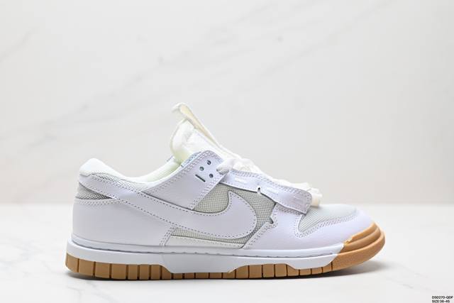 公司级融入登山户外机能元素，Virgil Abloh设计师独立品牌off-White X Futura X Nike Sb Dunkpine Green Ow扣