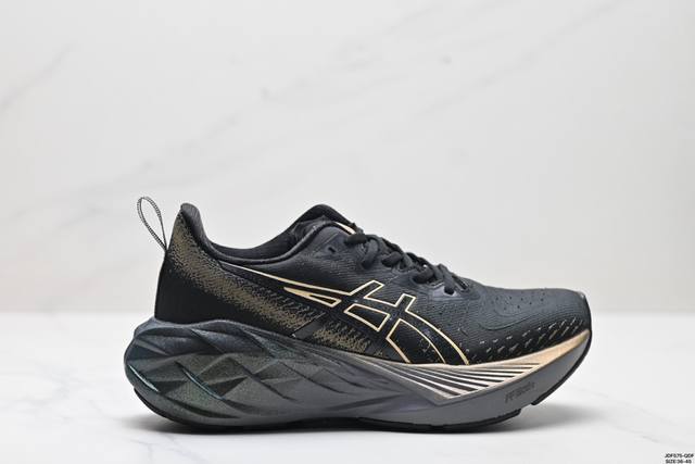 公司级asics Novablast 4 轻量跑鞋 低帮轻量透气缓震休闲运动跑步鞋 货号:1012B722-100 尺码:36-45 Id:Jjf575-Qdf