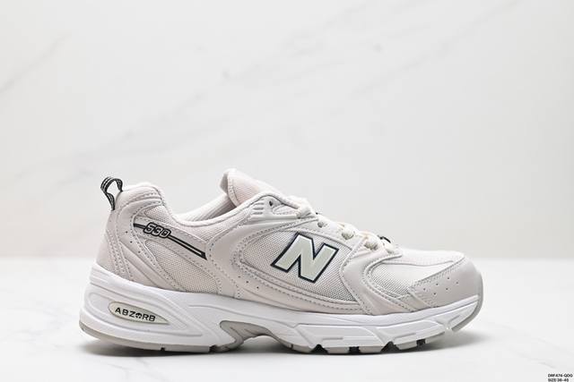 真标new Balance Mr530系列复古老爹风网布跑步休闲运动鞋 货号:Mr530Ka 尺码:36-45 Id:Drf474-Qdg