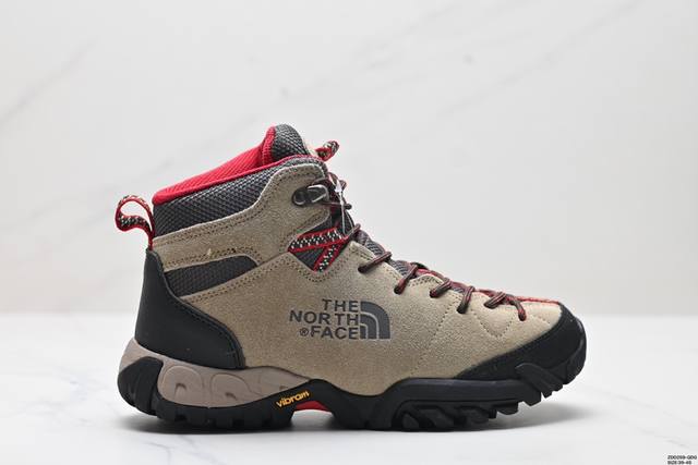 公司级加绒款 The North Face 北面 乐斯菲斯 登山鞋 秋冬季户外防水耐磨徒步鞋 具有出色的抓地力和稳定性在户外越野中勇往直前！ 回弹性中底具有出色