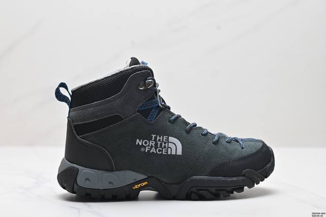 公司级加绒款 The North Face 北面 乐斯菲斯 登山鞋 秋冬季户外防水耐磨徒步鞋 具有出色的抓地力和稳定性在户外越野中勇往直前！ 回弹性中底具有出色