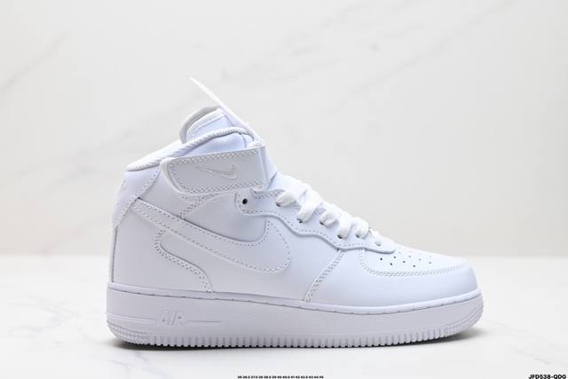 公司级nike Air Force 1 Mid 07 原楦头原纸板 打造纯正中帮空军版型 专注外贸渠道 全掌内置蜂窝气垫 原盒配件 原厂中底钢印、拉帮完美 官方