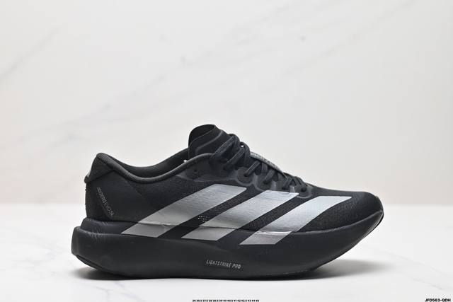 公司级adidas Adizero Evo Sl 舒适百搭防滑耐磨 低帮 休闲跑步鞋 货号:Jp7207 尺码:36 36.5 37 38 38.5 39 40