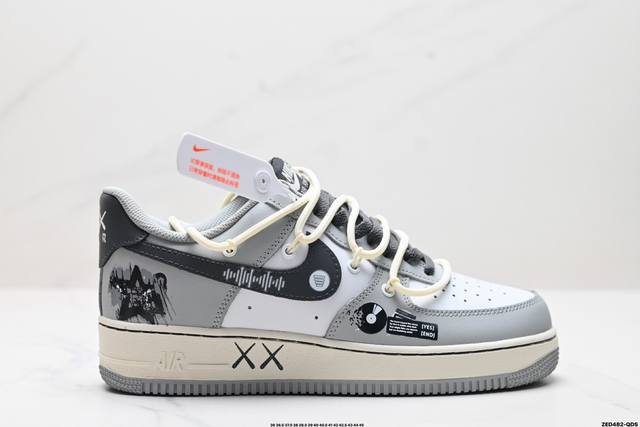 公司级nike Air Force 1'07 原楦头原纸板 打造纯正低帮空军版型 专注外贸渠道 全掌内置蜂窝气垫 原盒配件 原厂中底钢印、拉帮完美 货号:Ks6