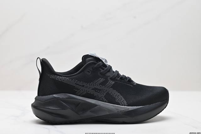 公司级asics Novablast 5 Le轻量跑鞋 低帮轻量透气缓震休闲运动跑步鞋 Novablast 5 鞋款秉承 Asics 设计理念 尊重日本的“改善