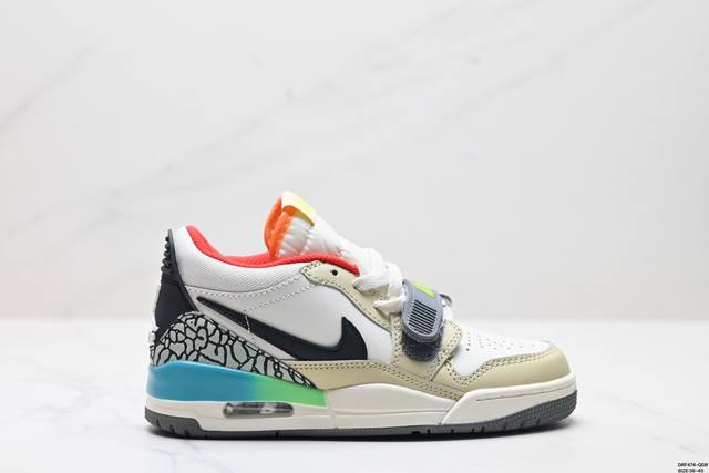 真标nike Air Jordan Legacy 312 Low耐克乔丹三合一混合版本低帮文化休闲运动篮球鞋 货号:Fq7827-106 尺码:36-45 Id