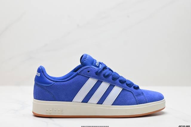 真标adidas Grand Courtbeat Base 00S 休闲 耐磨 低帮 板鞋 货号:Ih1039 尺码:35.5 36 36.5 37 38 38