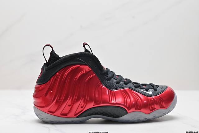 纯原nike Air Foamposite One 喷泡 中帮 复古篮球鞋 纯胶透明橡胶大底超强止滑 原楦纸板开发 鞋身流线型 原厂高强度抗扭定型后跟 内置高强