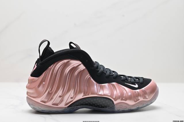 纯原nike Air Foamposite One喷泡 中帮 复古篮球鞋 纯胶透明橡胶大底超强止滑 原楦纸板开发 鞋身流线型 原厂高强度抗扭定型后跟 内置高强度