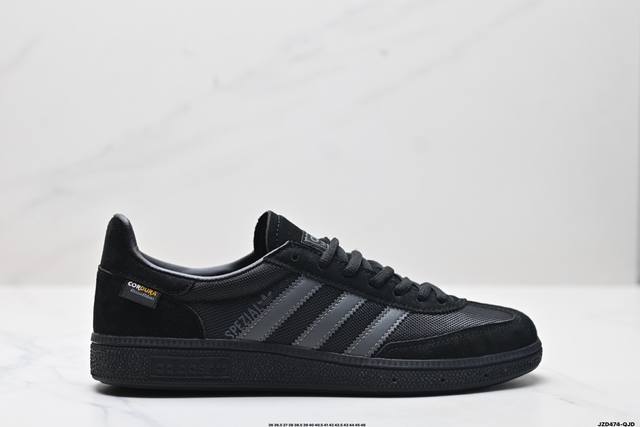 公司级adidas Handball Spezial 官方正确版本 阿迪达斯经典款 复古休闲板鞋 全鞋采用反毛皮制作 牛筋耐磨大底 承载青春情怀的板鞋 经典三条