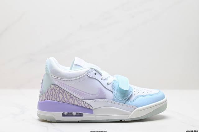 公司级三合一最强合体，多种新配色回归耐克nike Air Jordan Legacy 312 Low”White Grey Fog Blue Red“乔丹最强三