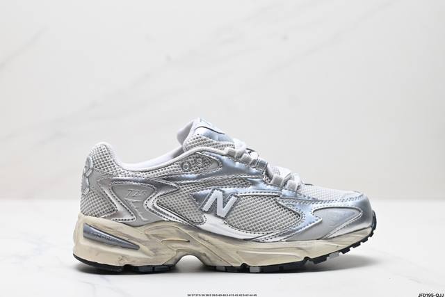 公司级new Balance Nb725 复古减震防滑耐磨透气 包裹性轻便 低帮生活休闲跑步鞋 货号:Ml725Sg1 尺码:36 37 37.5 38 38.