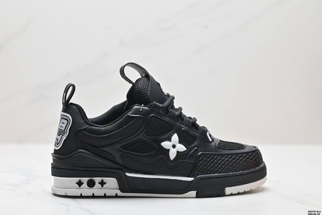 全新lv路易威登louis Vuitton Trainer Sneaker Low休闲运动文化百搭板鞋 尺码:36-45 Id:Jzd -Qjj