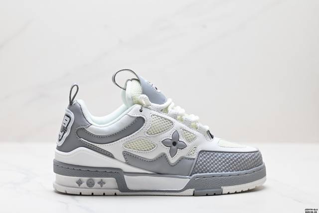 全新lv路易威登louis Vuitton Trainer Sneaker Low休闲运动文化百搭板鞋 尺码:36-45 Id:Jzd -Qjj