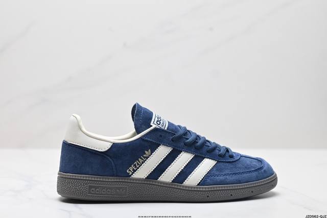 公司级adidas Originals Gazelle Indoor W三叶草休闲防滑耐磨低帮板鞋 鞋头出色设计 塑就出众贴合感 稳固的后跟贴合足部曲线设计 软