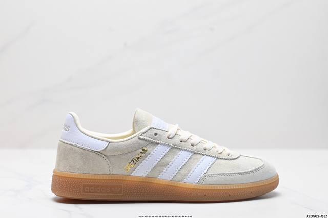 公司级adidas Originals Gazelle Indoor W三叶草休闲防滑耐磨低帮板鞋 鞋头出色设计 塑就出众贴合感 稳固的后跟贴合足部曲线设计 软