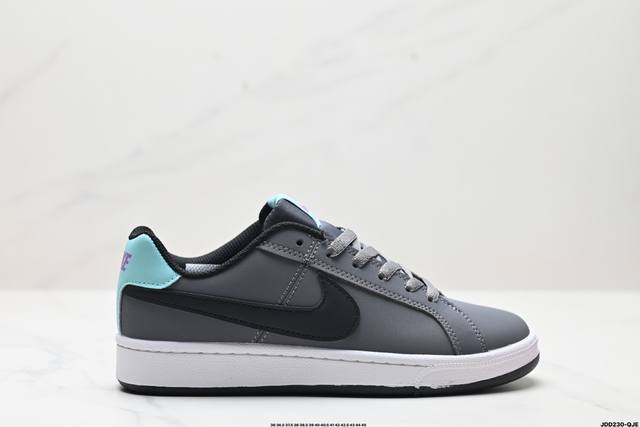 公司级耐克nike Court Royale 运动鞋低帮小白鞋轻便休闲鞋板鞋 货号:833585 010 Size:36 36.5 37.5 38 38.5 3